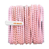 HamiltonBuhl Skoob Tangle Free Earbud Covers - Light Pink & White | MaxStrata®