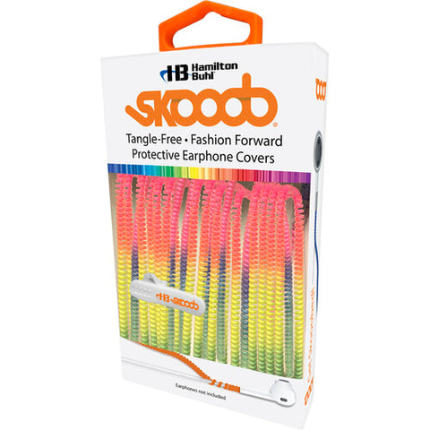 HamiltonBuhl Skoob Tangle Free Earbud Covers - Rainbow | MaxStrata®