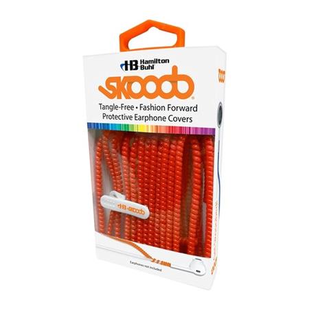 HamiltonBuhl Skoob Tangle Free Earbud Covers - Red | MaxStrata®