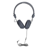HamiltonBuhl Sack-O-Phones, 5 Gray Favoritz Headsets with In-Line Microphone and TRRS Plug | MaxStrata®