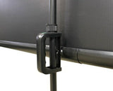 HamiltonBuhl 135" Diag. (96x96) Tripod Projector Screen, Square Format, Matte White Fabric, Black Case | MaxStrata®