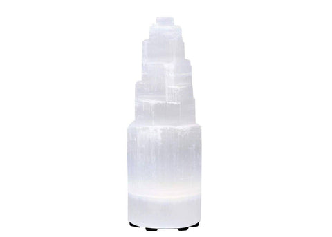 Himalayan Glow Natural Selenite Lamp with Dimmer Switch | 5-7 LBS | MaxStrata®