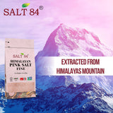 Himalayan Chef Salt 84 Himalayan Pink Salt, Fine - 1 Lb Resealable Bag | MaxStrata®