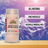 Himalayan Chef Himalayan Pink Salt Fine, Large Glass Shaker - 17.5 Ounce