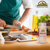 Himalayan Chef Himalayan Pink Salt Fine, Large Glass Shaker - 17.5 Ounce