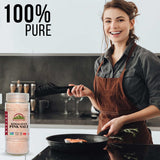 Himalayan Chef Himalayan Pink Salt Fine, Large Glass Shaker - 17.5 Ounce