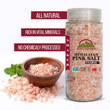 Himalayan Chef Himalayan Pink Salt Coarse, Large Glass Shaker - 17.5 Ounce | MaxStrata®