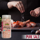 Himalayan Chef Himalayan Pink Salt Coarse, Large Glass Shaker - 17.5 Ounce | MaxStrata®