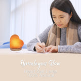 Himalayan Glow USB Heart Salt Lamp, Multicolor Night Light | MaxStrata®