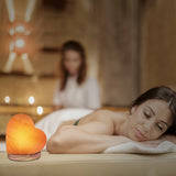 Himalayan Glow USB Heart Salt Lamp, Multicolor Night Light | MaxStrata®