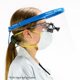 SISU Extend Adjustable Medical Grade, Anti-Fog, Full Face Shield | MaxStrata®