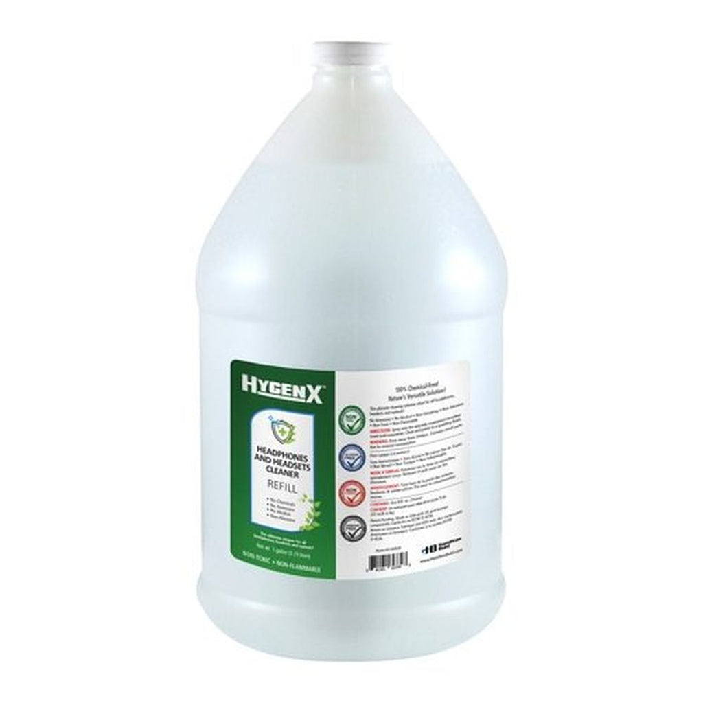 HamiltonBuhl Hygenx Headphone and Headset Cleaner - One Gallon Refill Bottle | MaxStrata®