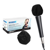 HamiltonBuhl Hygenx Sanitary Disposable Microphone Covers - Black, Box of 100 | MaxStrata®